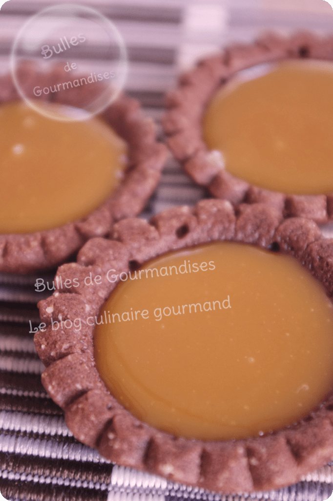 Mini-tartelette Chocolat Caramel Beurre Salé | Bulles De Gourmandises